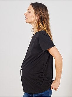 T-shirt de grávida 'éco-conception' - Kiabi