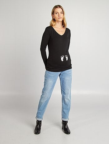 T-shirt de grávida em jersey