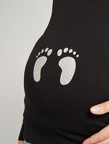 T-shirt de grávida em jersey