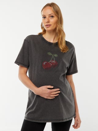 T-shirt de grávida 'Only Maternity' de manga curta
