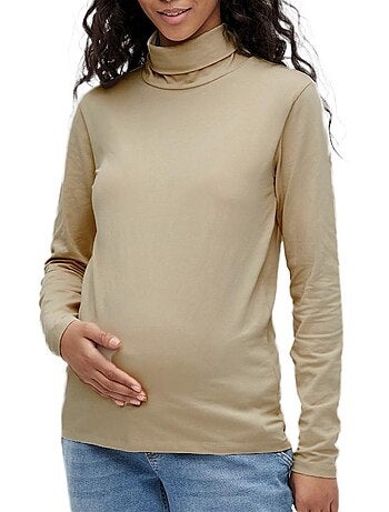 Camisola de gola alta mamalicious para mulher