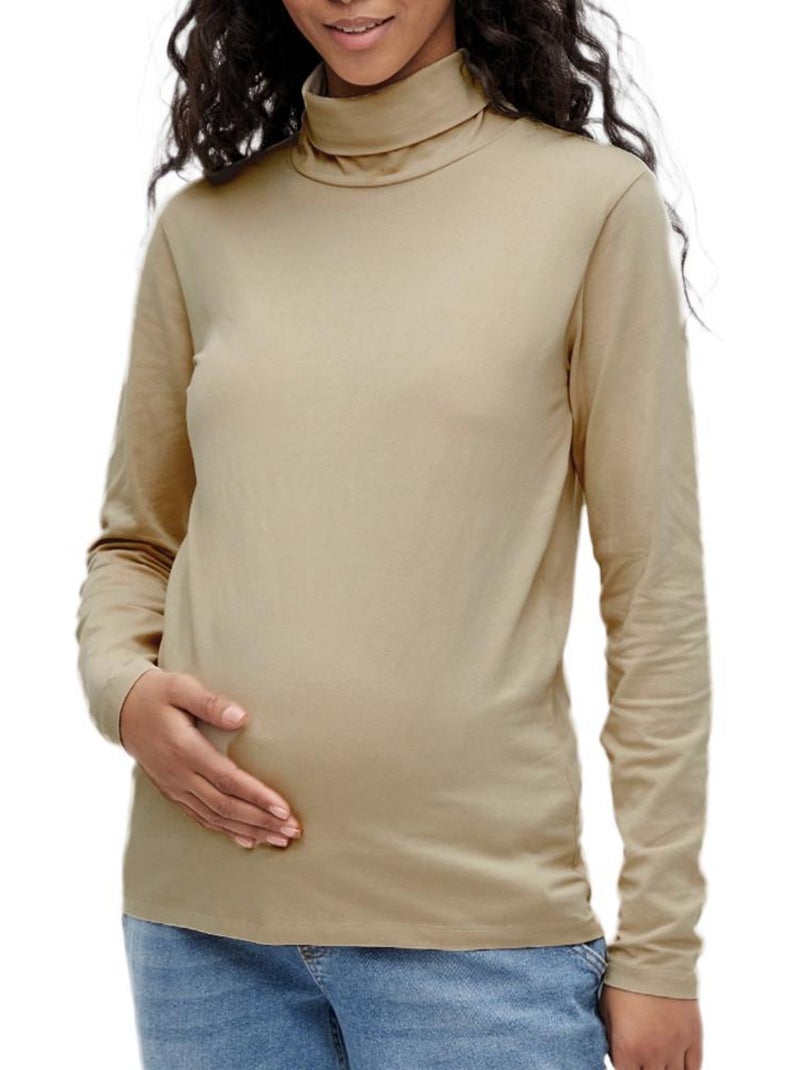 T-shirt de Gravidez Bege para Mulher Mamalicious Mia Bege - Kiabi