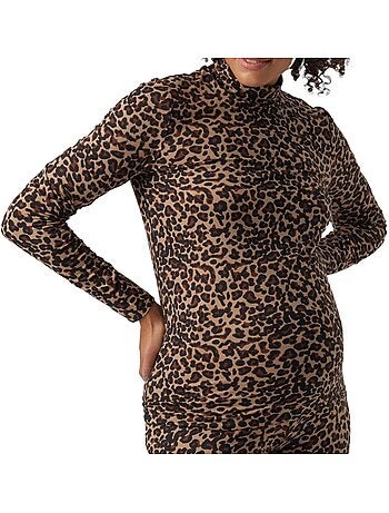 T-shirt de Gravidez Castanha para Mulher Vero Moda Maternity Mina