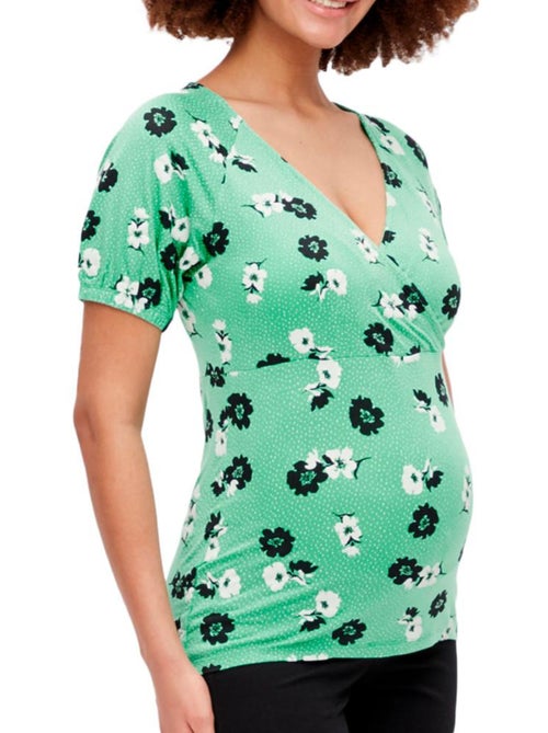 T-Shirt de Gravidez Verde para Mulher Mamalicious Lovely - Kiabi T-Shirt de Gravidez Verde para Mulher Mamalicious Lovely - Kiabi