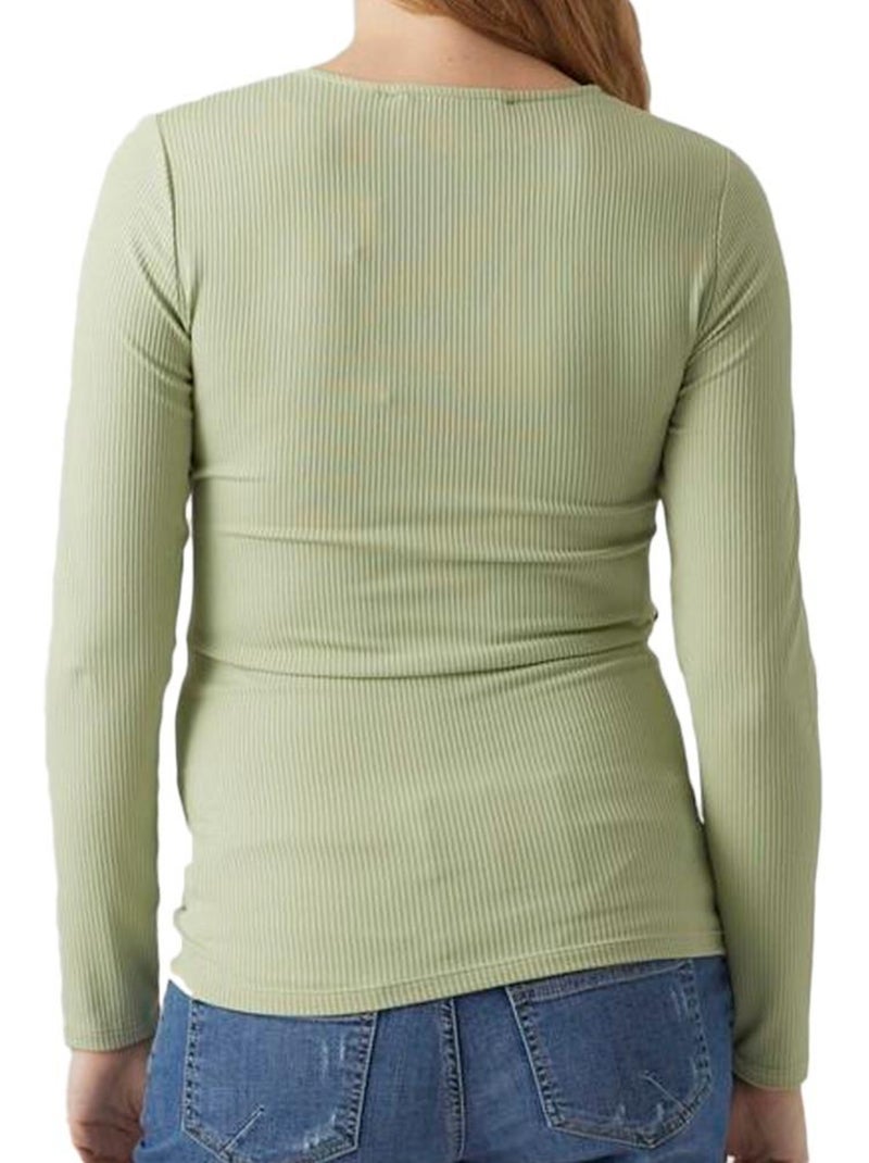 T-Shirt de Gravidez Verde para Mulher Vero Moda Maternity Fake Verde - Kiabi