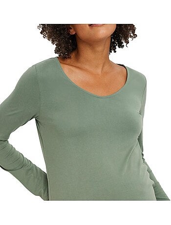 T-Shirt de Gravidez Verde para Mulher Vero Moda Maternity Filli