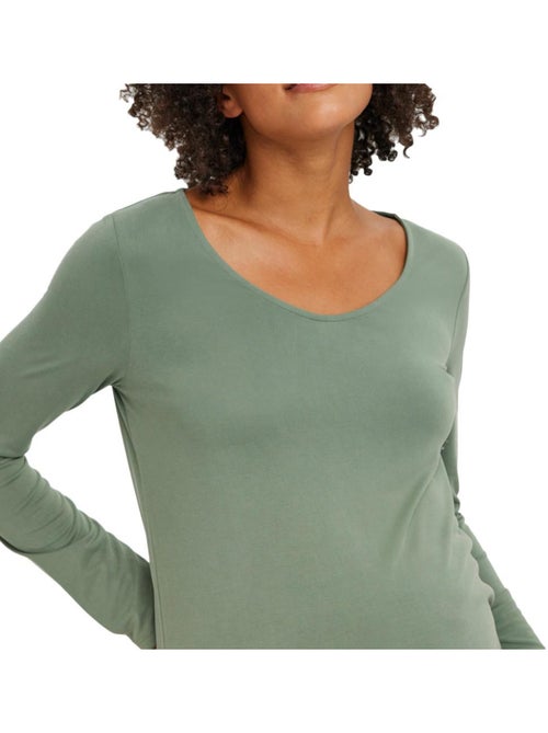 T-Shirt de Gravidez Verde para Mulher Vero Moda Maternity Filli - Kiabi T-Shirt de Gravidez Verde para Mulher Vero Moda Maternity Filli - Kiabi