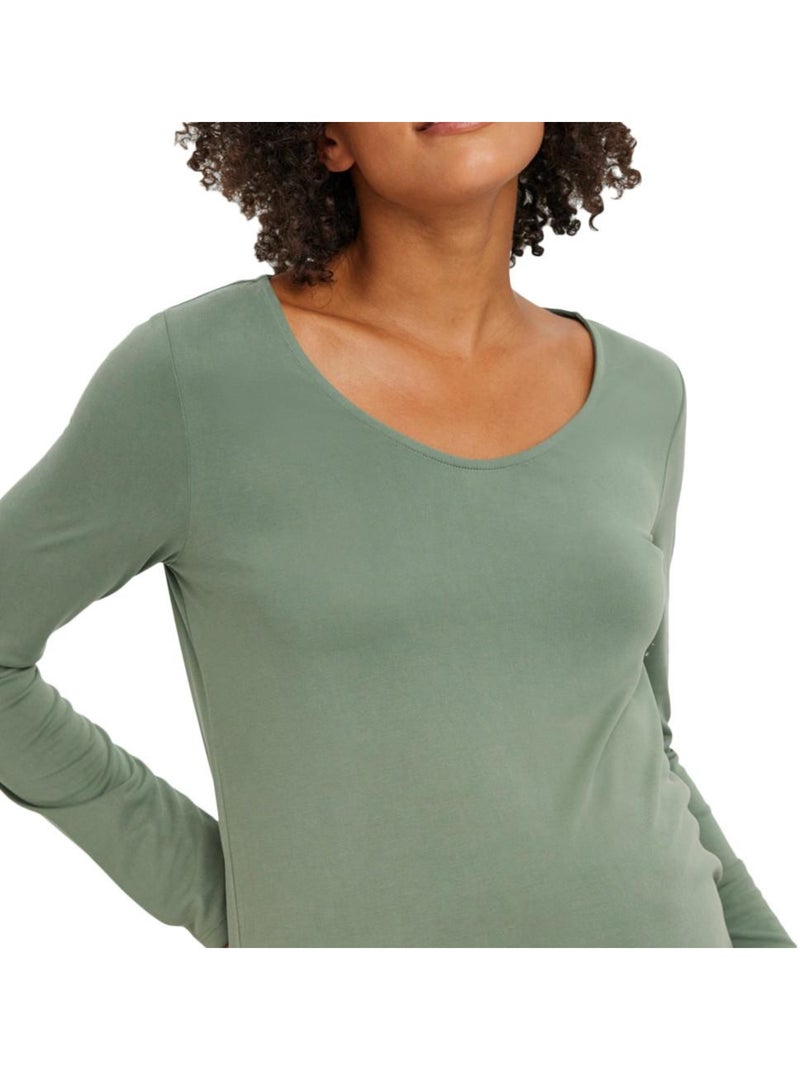 T-Shirt de Gravidez Verde para Mulher Vero Moda Maternity Filli Verde - Kiabi
