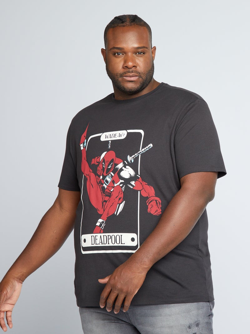 T-shirt de Halloween 'Deadpool' Halloween PRETO - Kiabi