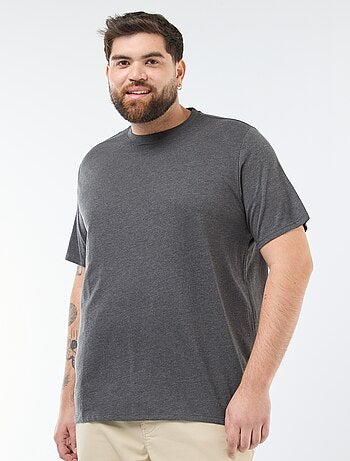T-shirt de homem em algodão com gola redonda