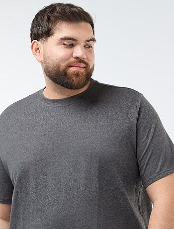 T-shirt de homem em algodão com gola redonda