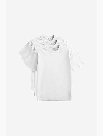 T-shirt de homem em algodão e elastano com gola redonda tommy