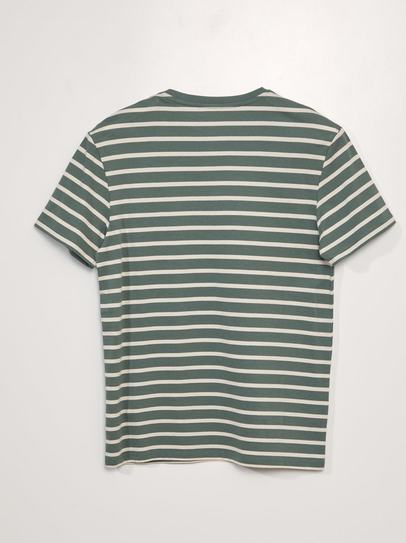 T-shirt de jérsei - coleção fácil de vestir CAQUI - Kiabi