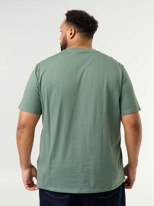 T-shirt de jérsei com decote em V - Kiabi