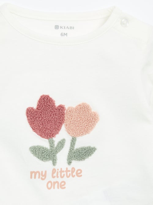 T-shirt de jérsei de manga comprida - Kiabi