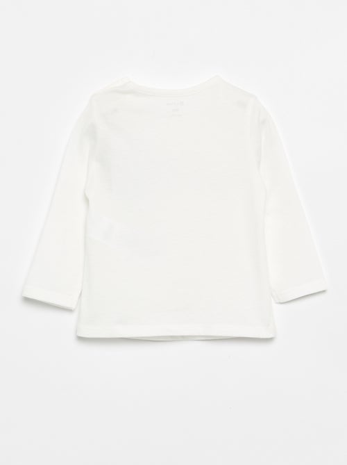 T-shirt de jérsei de manga comprida - Kiabi