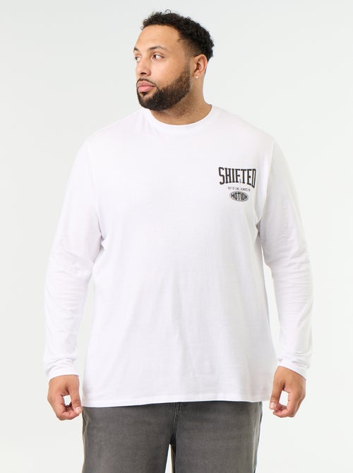 T-shirt de jérsei de manga comprida - Kiabi