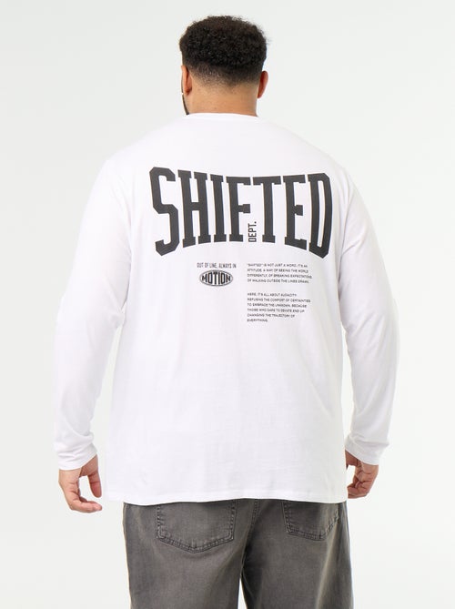 T-shirt de jérsei de manga comprida - Kiabi