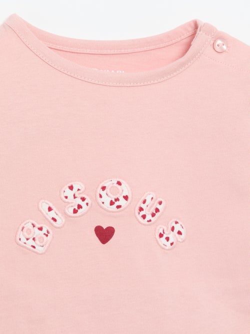 T-shirt de jérsei de manga comprida - Kiabi