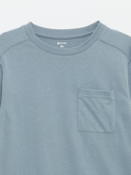 T-shirt de jérsei de mangas compridas - Kiabi T-shirt de jérsei de mangas compridas - Kiabi