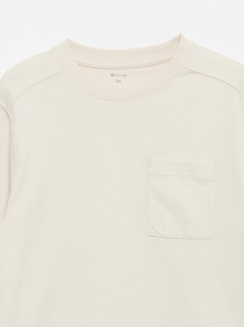 T-shirt de jérsei de mangas compridas - Kiabi T-shirt de jérsei de mangas compridas - Kiabi