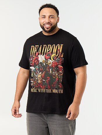 T-shirt de jérsei 'Deadpool' 'Marvel' de manga curta