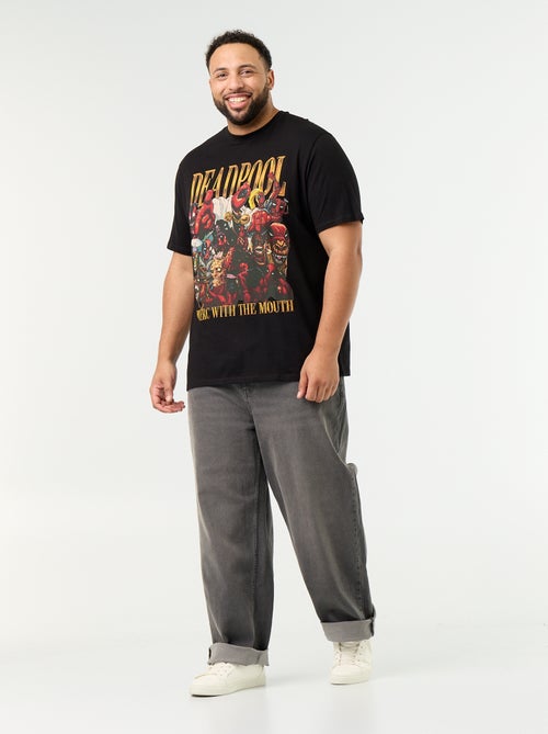 T-shirt de jérsei 'Deadpool' 'Marvel' de manga curta - Kiabi