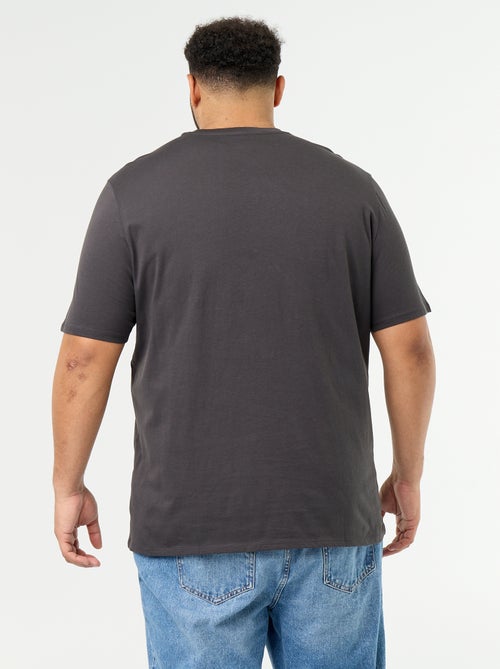 T-shirt de jérsei estampado de manga curta - Kiabi