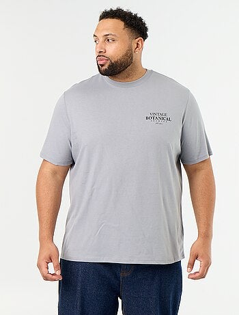 T-shirt de jérsei estampado de manga curta