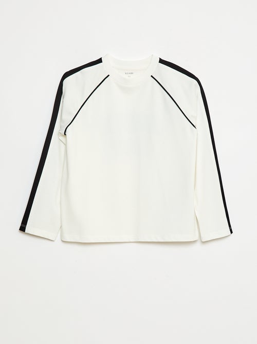 T-shirt de jersey de manga comprida - Kiabi