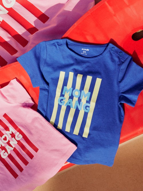 T-shirt de jersey de manga curta 'Dia da Mãe' - Kiabi