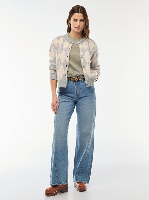 T-shirt de jersey de manga curta - Kiabi