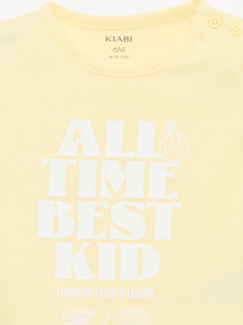 T-shirt de malha de manga curta - Kiabi