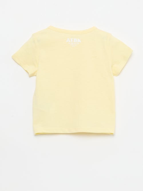 T-shirt de malha de manga curta - Kiabi