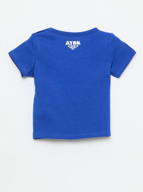T-shirt de malha de manga curta - Kiabi