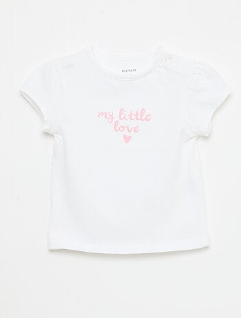 T-shirt de malha de manga curta