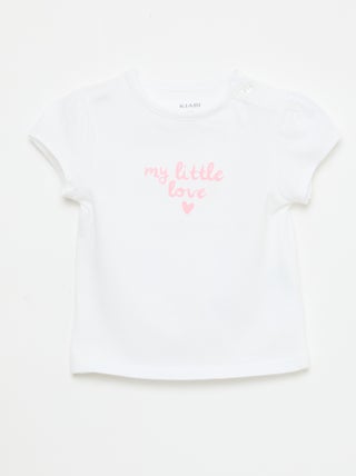 T-shirt de malha de manga curta