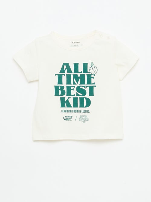 T-shirt de malha de manga curta - Kiabi