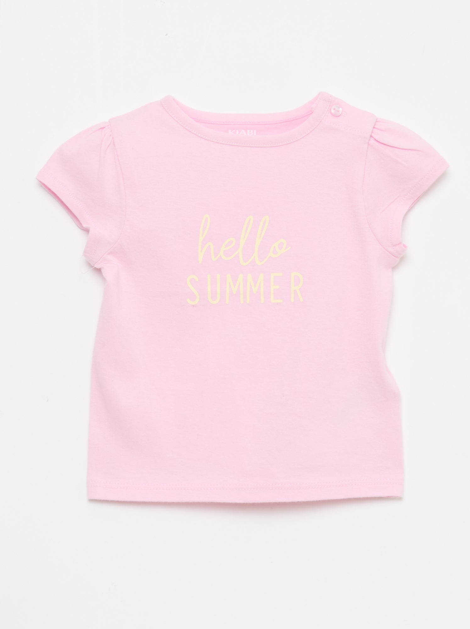 T-shirt de malha de manga curta