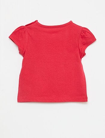 T-shirt de malha de manga curta