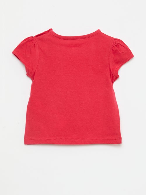 T-shirt de malha de manga curta - Kiabi