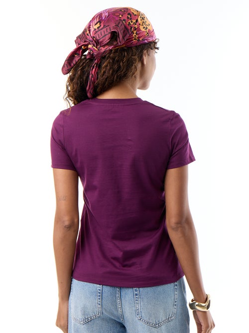 T-shirt de malha de manga curta - Kiabi