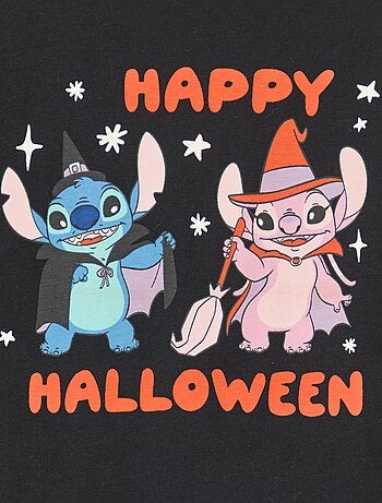 T-shirt de malha Halloween 'Disney' 'Stitch'