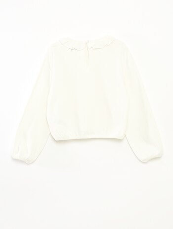 T-shirt de malha macia liso