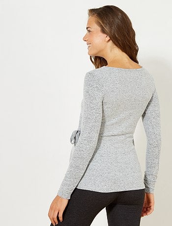 T-shirt de malha para pré-mamã - Kiabi