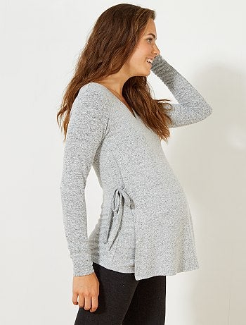 T-shirt de malha para pré-mamã - Kiabi