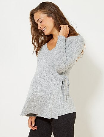 T-shirt de malha para pré-mamã - Kiabi