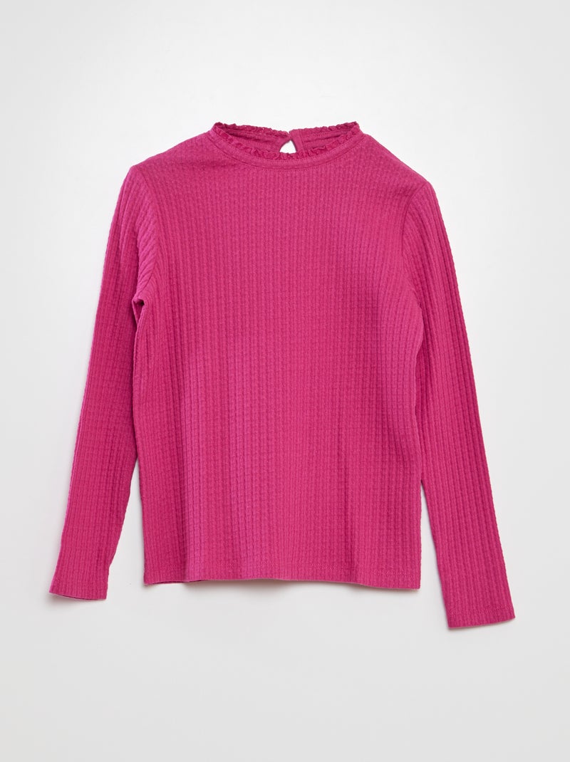 T-shirt de malha pointelle ROSA - Kiabi