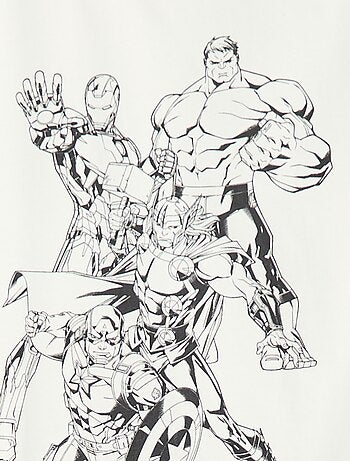 T-shirt de manga comprida - Avengers - coleção fácil de vestir