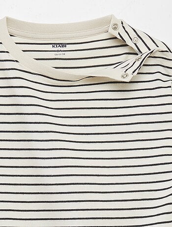 T-shirt de manga comprida - coleção fácil de vestir